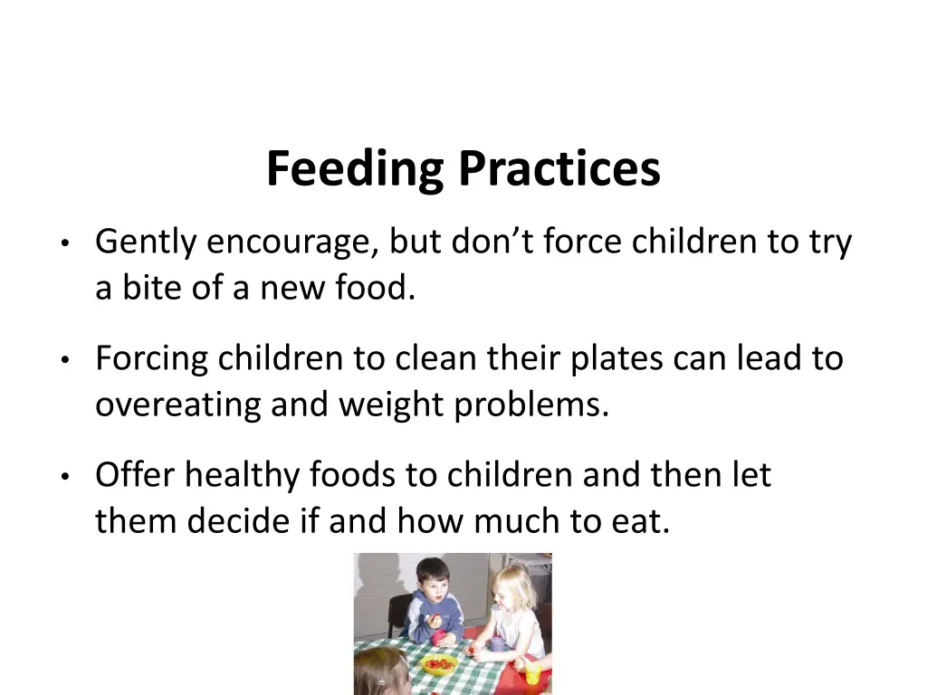 feeding practices