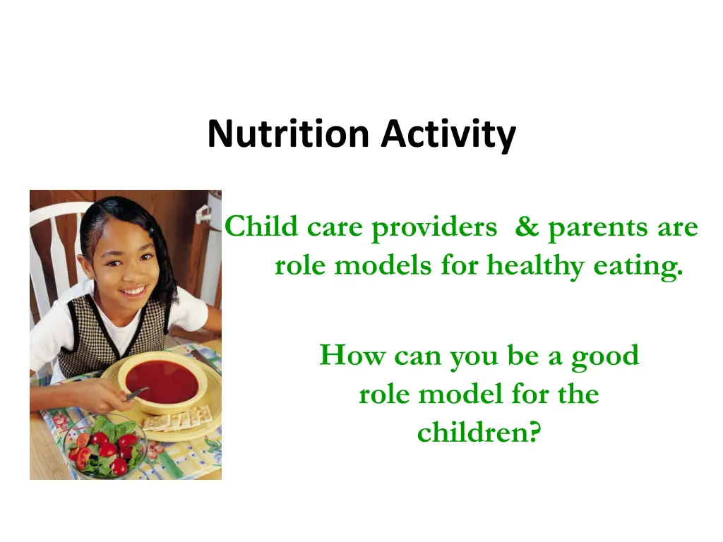 nutrition activity