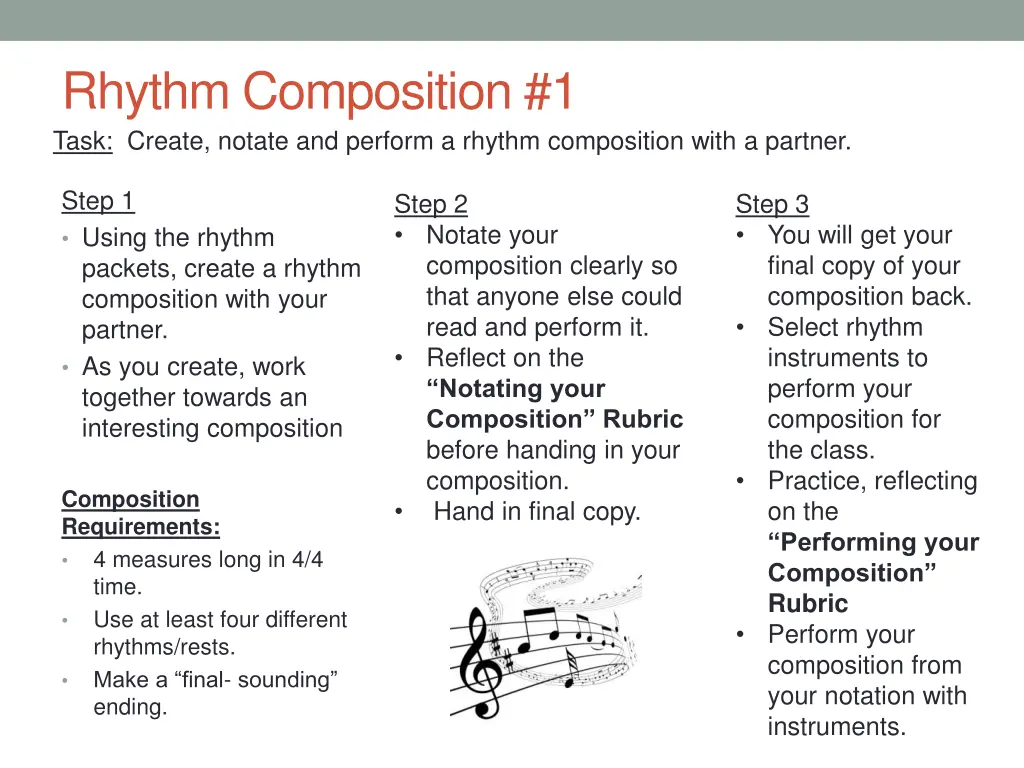 rhythm composition 1 task create notate