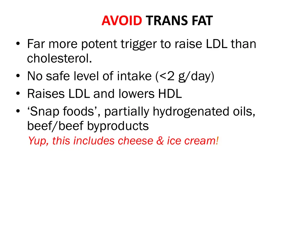 avoid trans fat