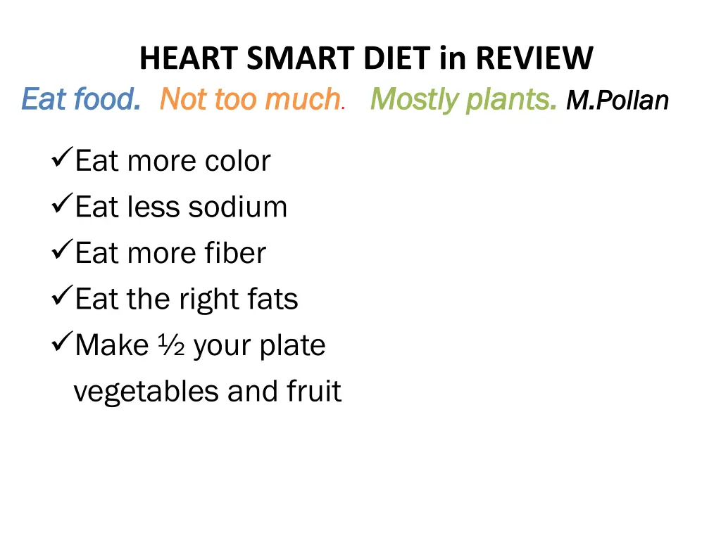 heart smart diet in review eat food eat food