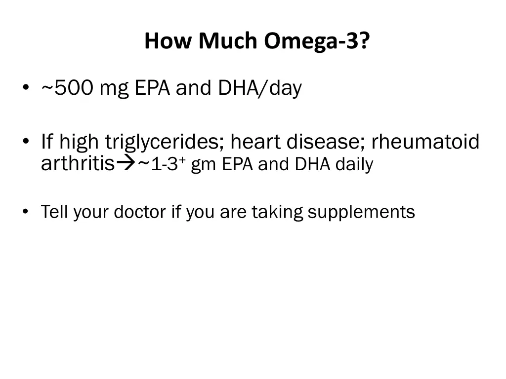 how much omega 3