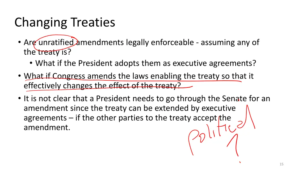 changing treaties