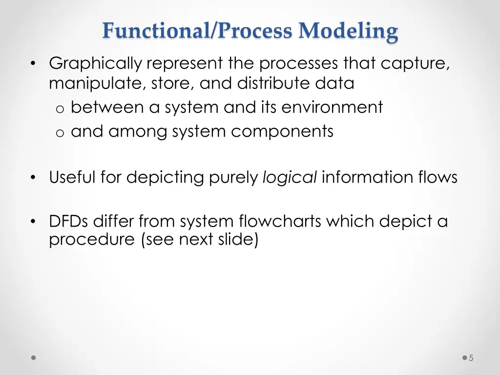 functional process modeling graphically represent