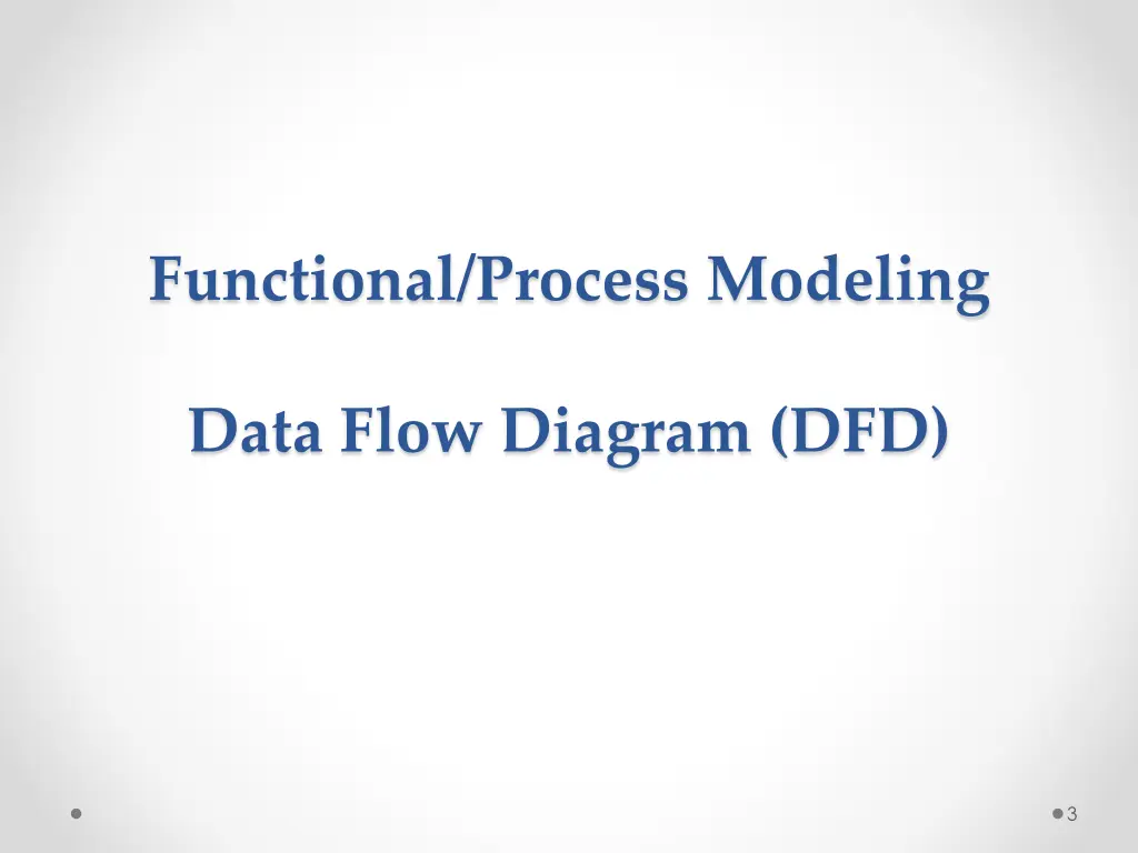 functional process modeling