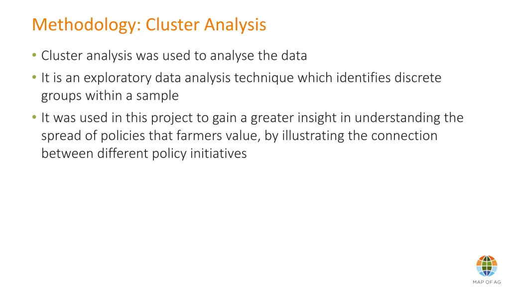 methodology cluster analysis