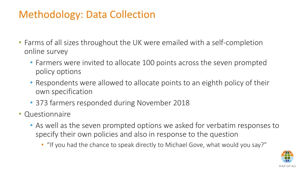 methodology data collection