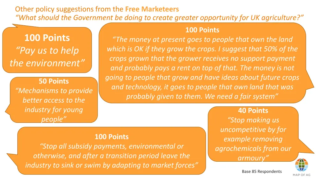 other policy suggestions from the free marketeers