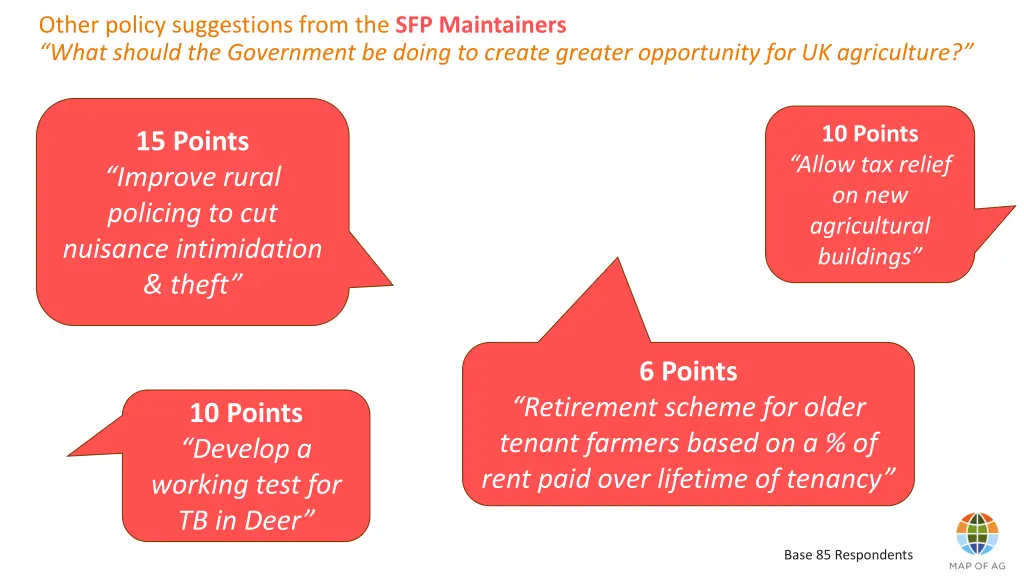 other policy suggestions from the sfp maintainers 1