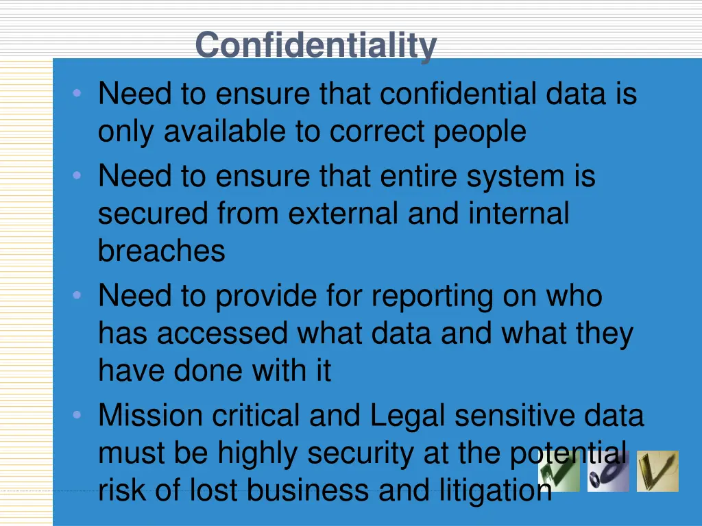 confidentiality