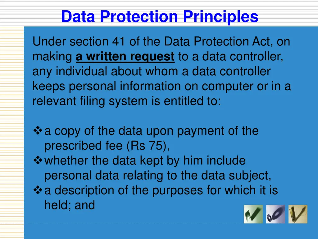 data protection principles 11