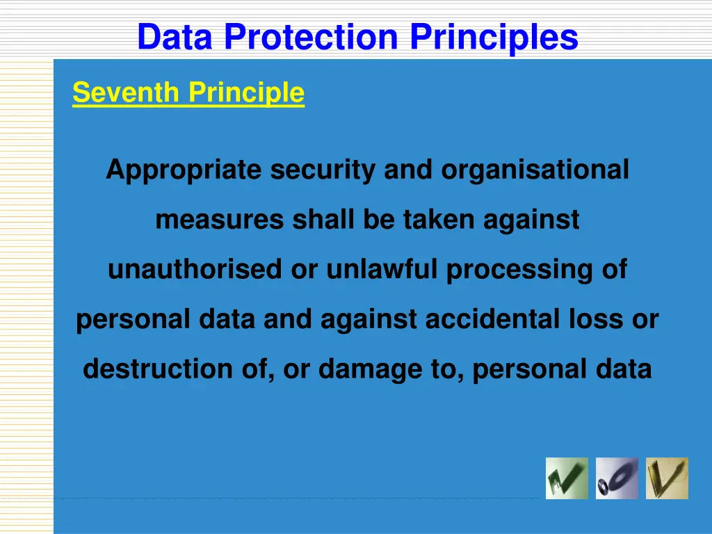 data protection principles 12