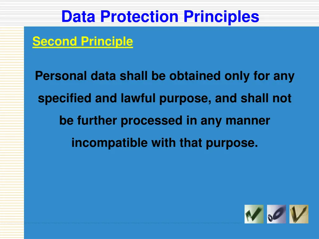 data protection principles 2