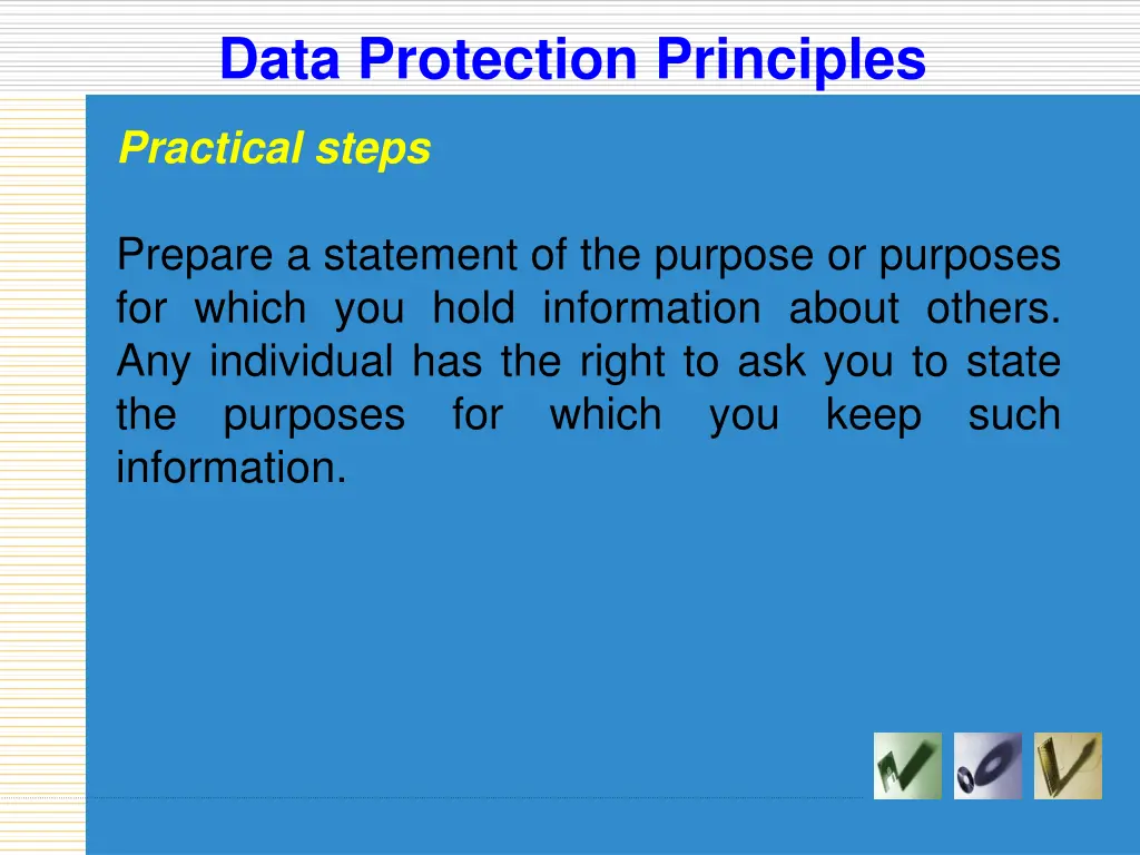 data protection principles 3