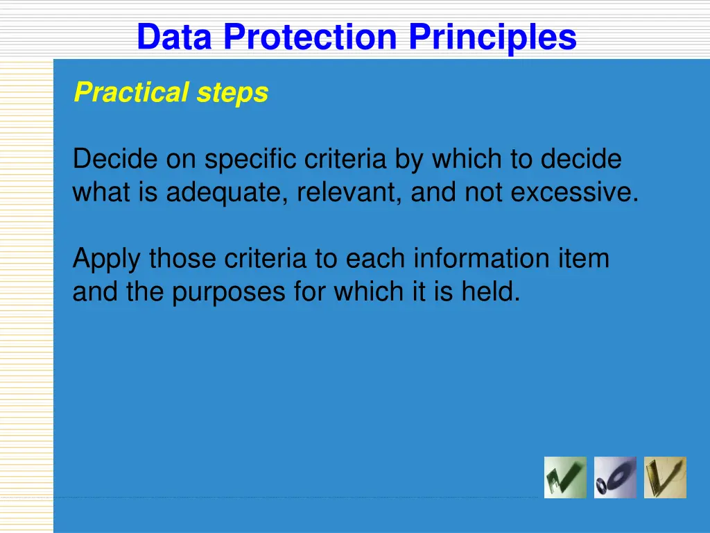 data protection principles 5