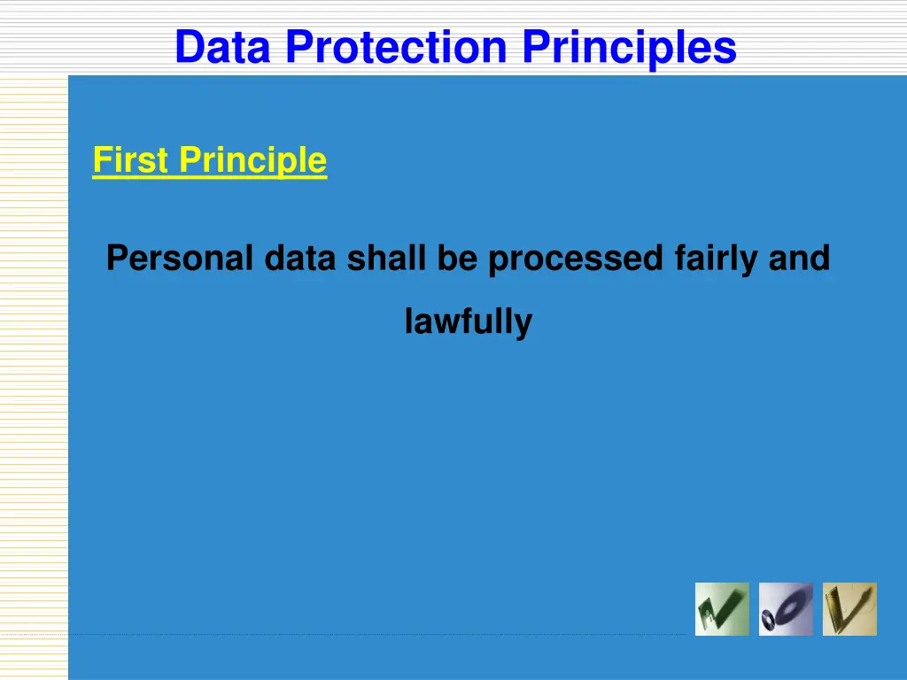 data protection principles