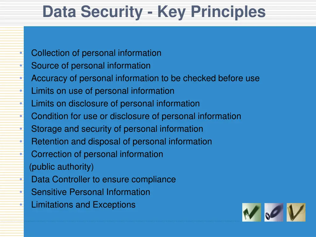 data security key principles