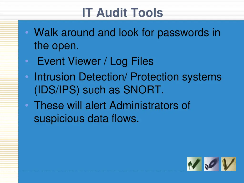 it audit tools