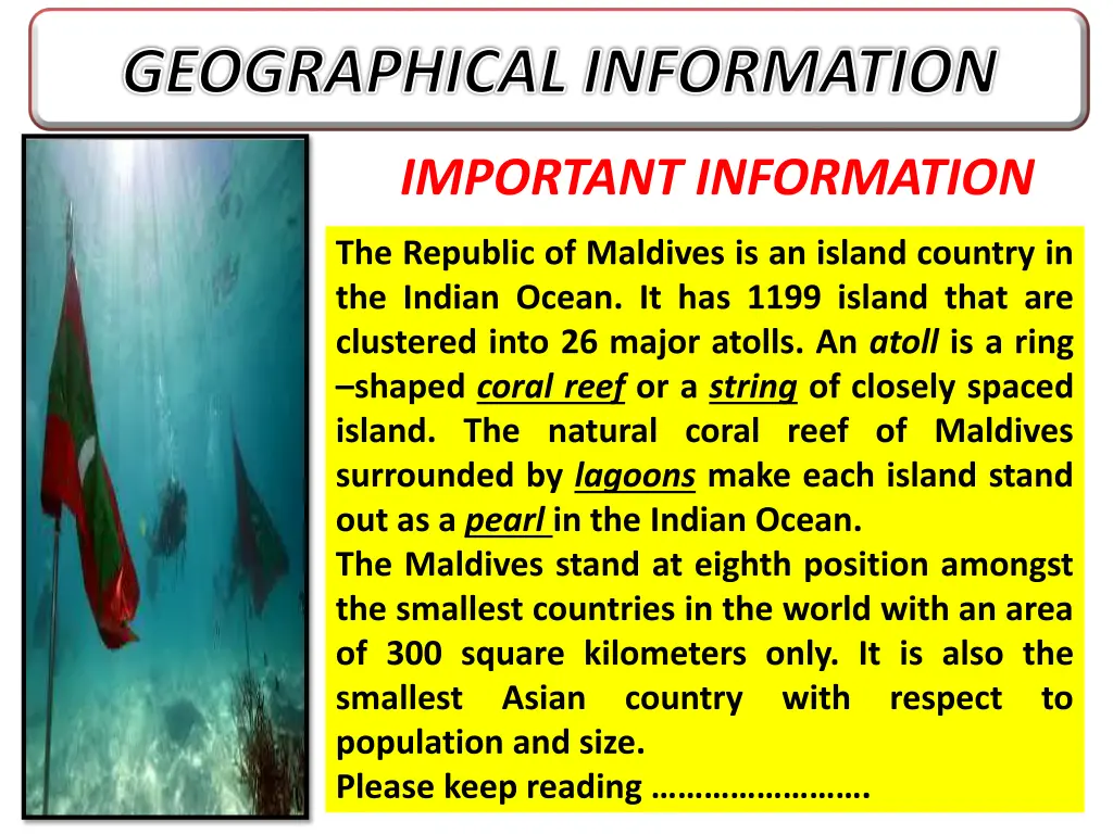 geographical information