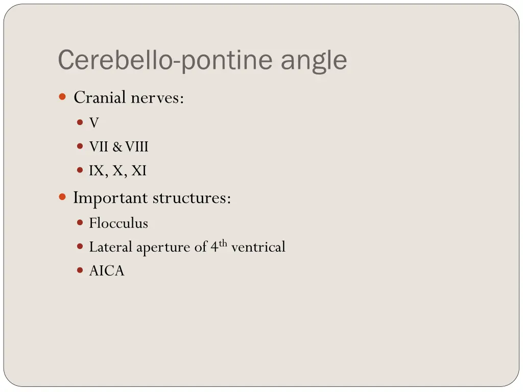 cerebello pontine angle 1