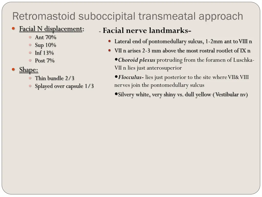 retromastoid suboccipital transmeatal approach 5