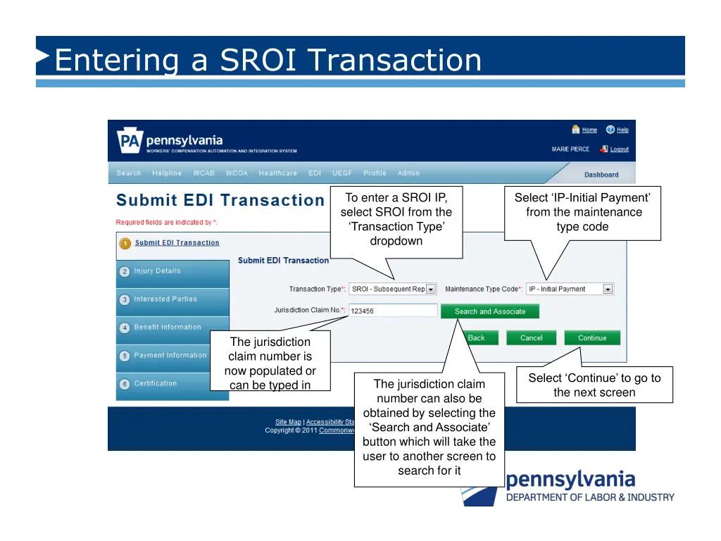 entering a sroi transaction