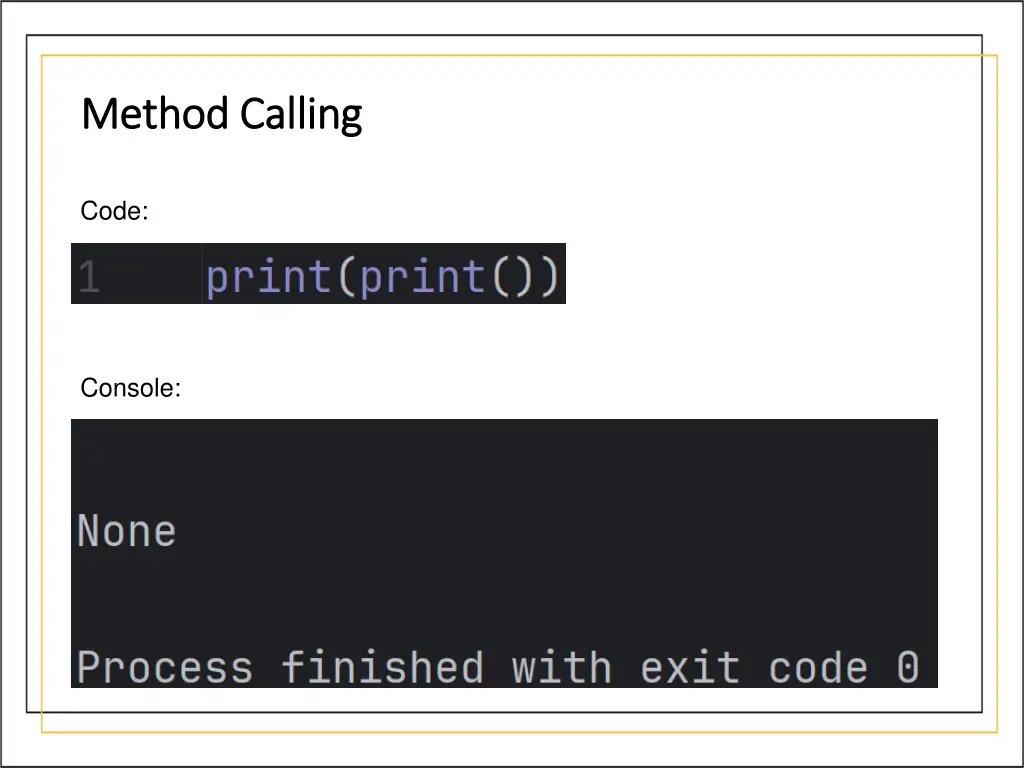 method calling method calling 6