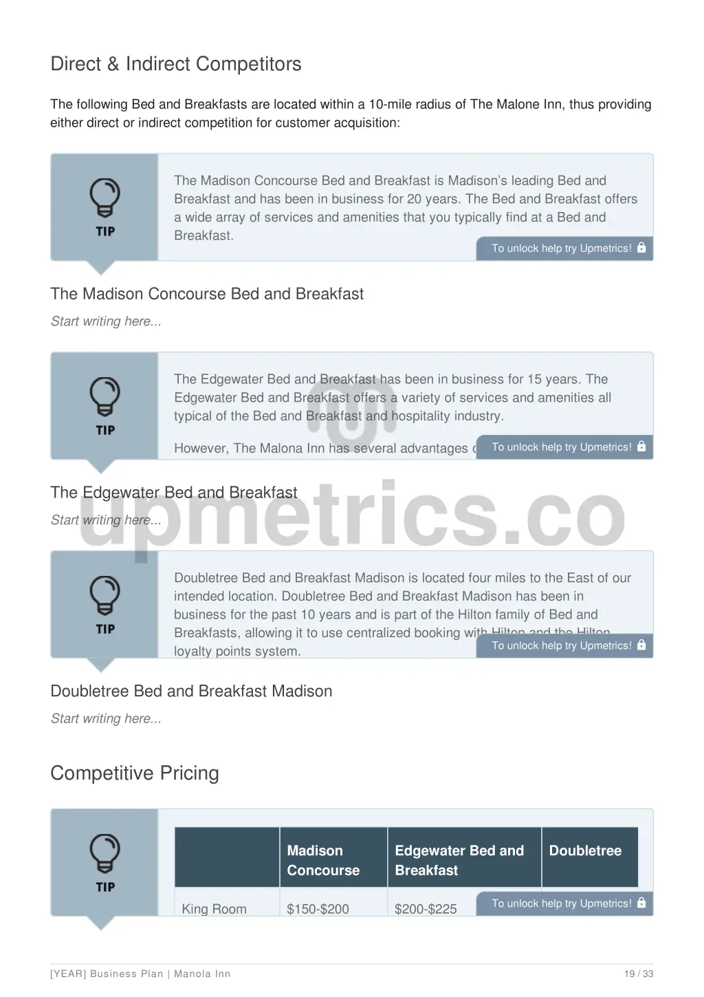 direct indirect competitors