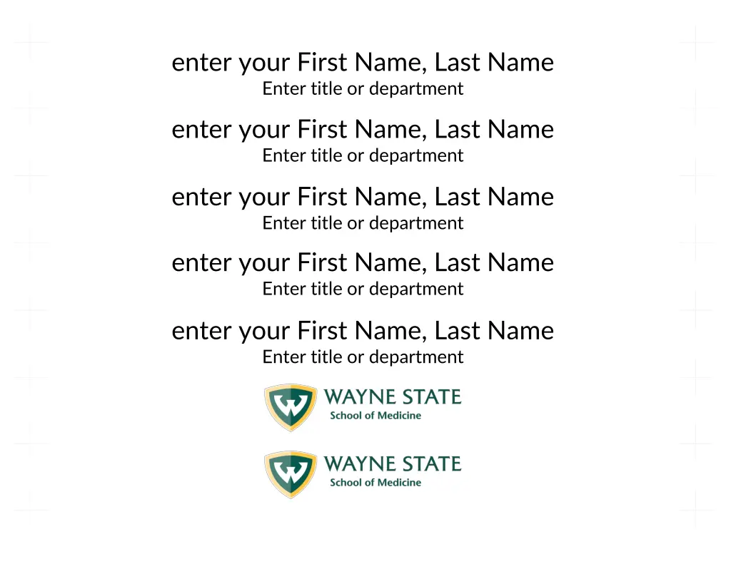 enter your first name last name enter title 1