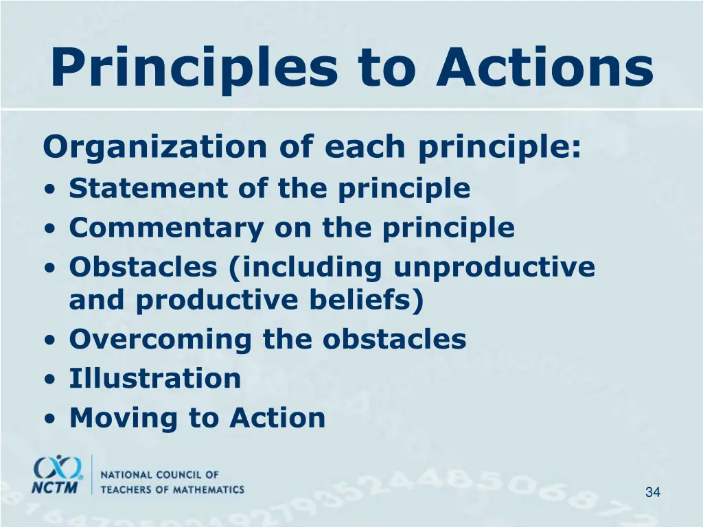 principles to actions 5