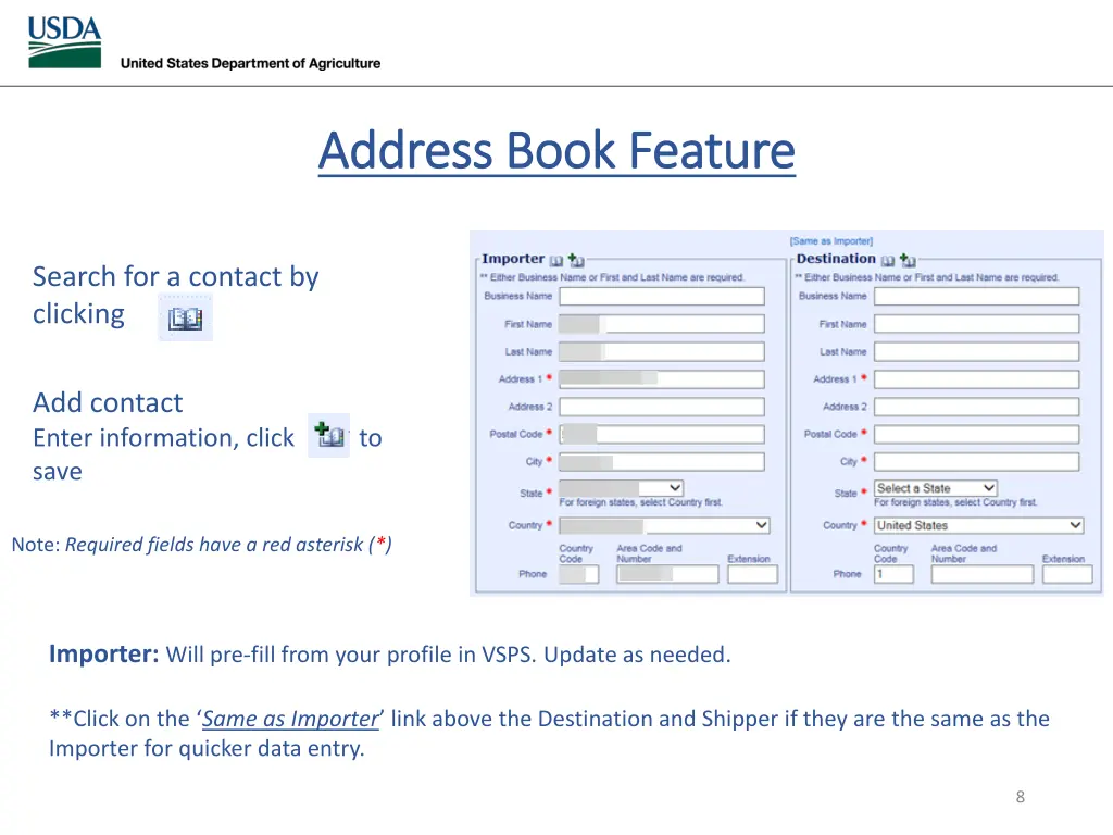 address book address book feature