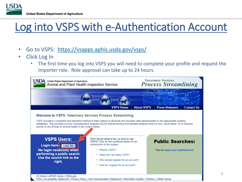 log into vsps with e log into vsps with