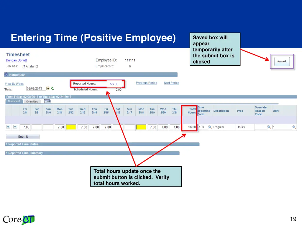 entering time positive employee 3