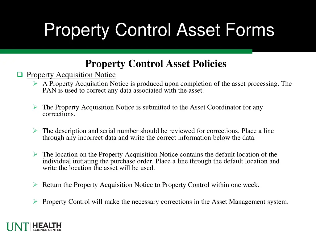 property control asset forms 10