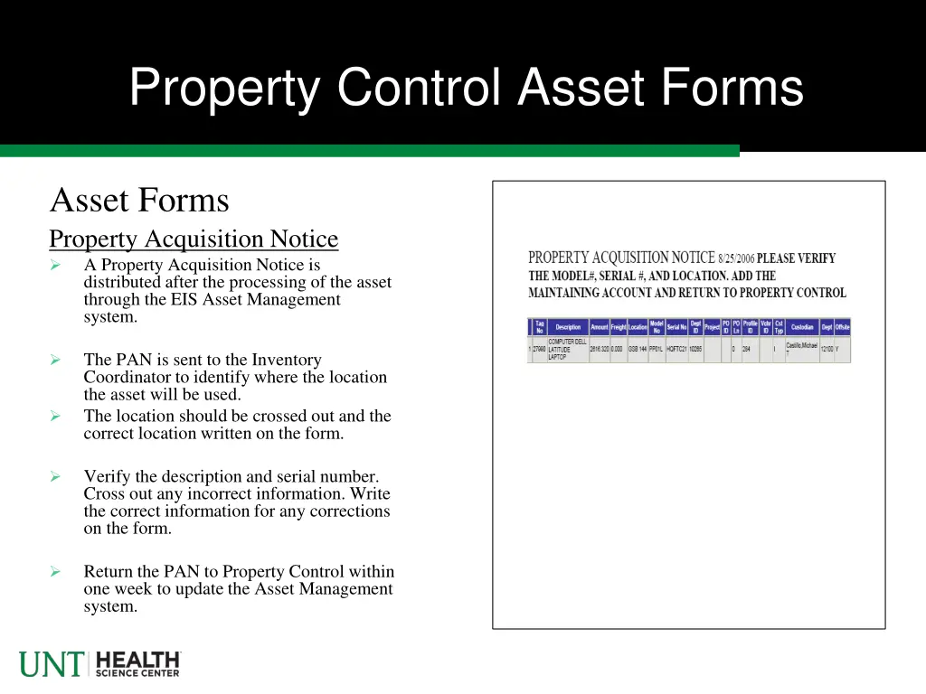 property control asset forms 11