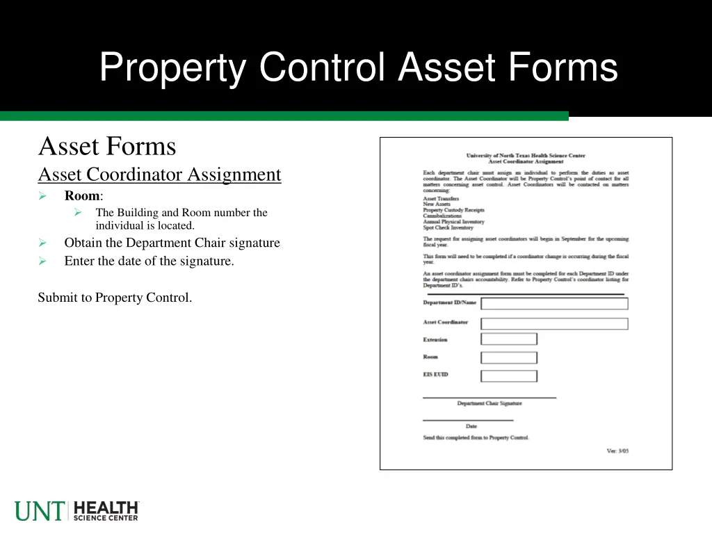 property control asset forms 25