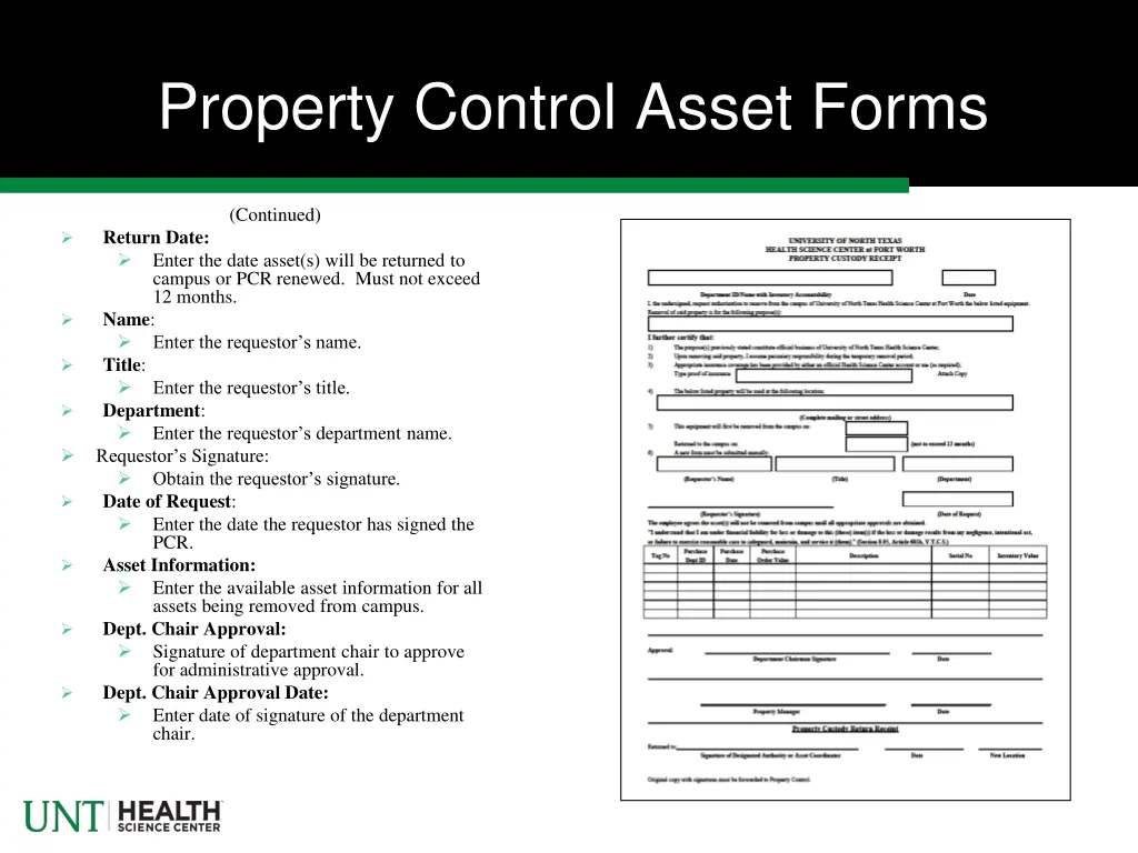 property control asset forms 8