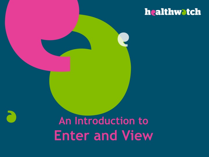 an introduction to enter and view