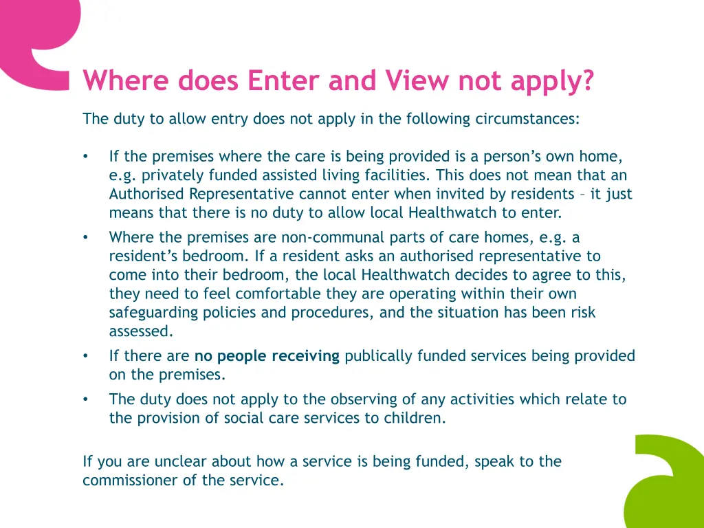 where does enter and view not apply 1