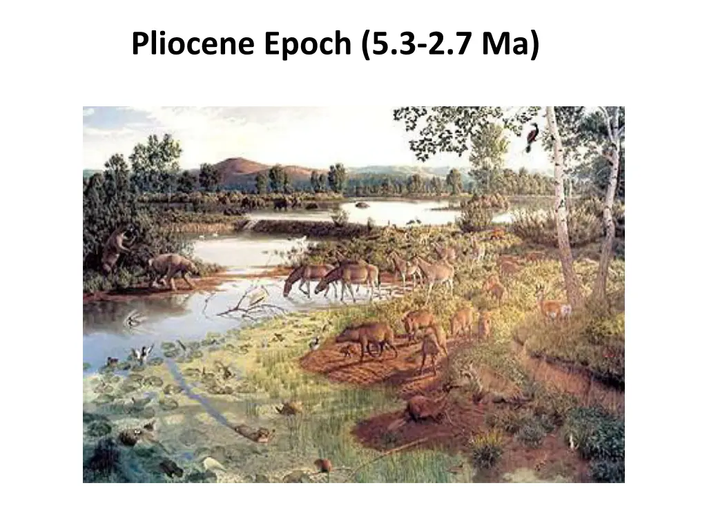 pliocene epoch 5 3 2 7 ma