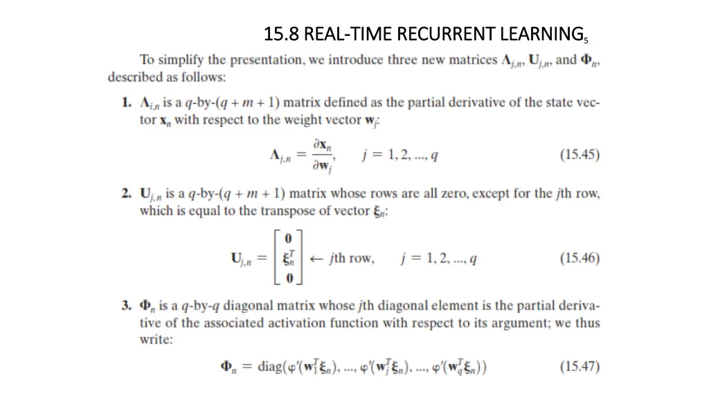 15 8 15 8 real real time recurrent learning time 2