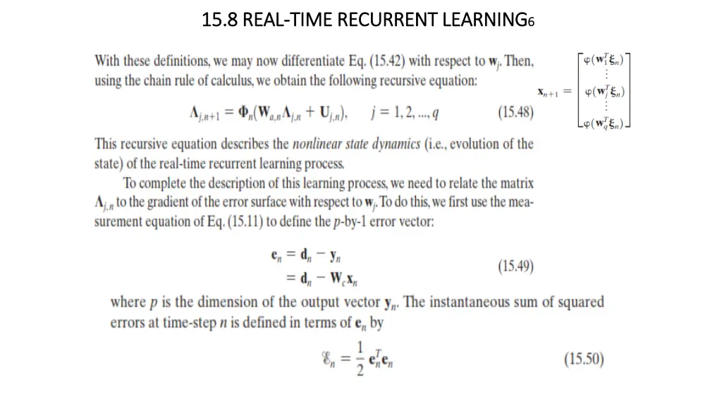 15 8 15 8 real real time recurrent learning time 3