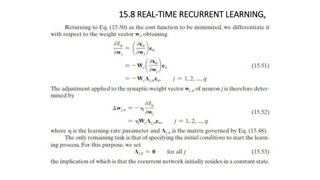 15 8 15 8 real real time recurrent learning time 5