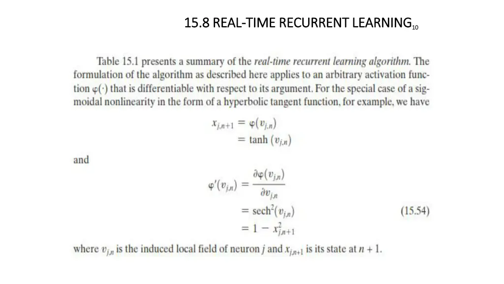 15 8 15 8 real real time recurrent learning time 6