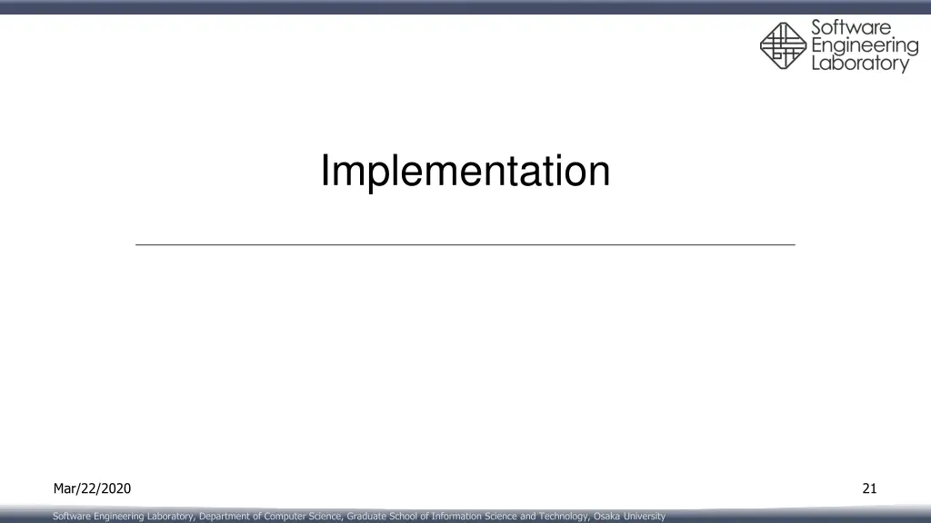 implementation