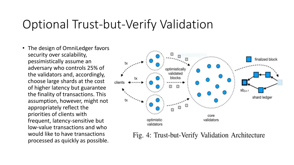 optional trust but verify validation