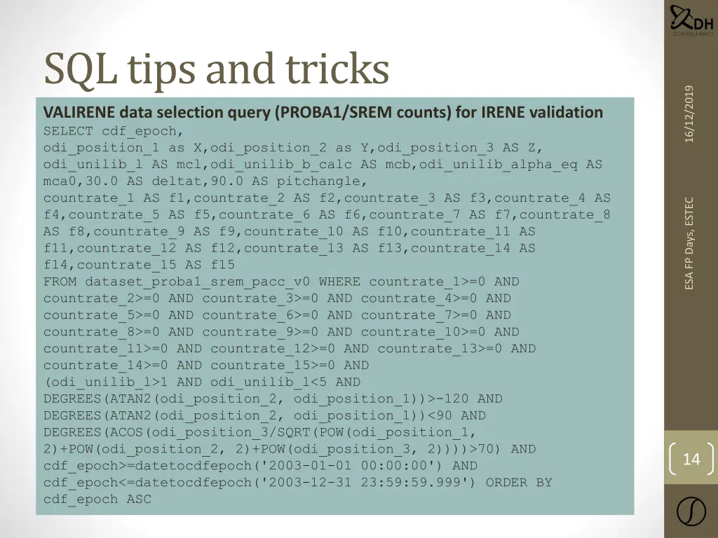 sql tips and tricks