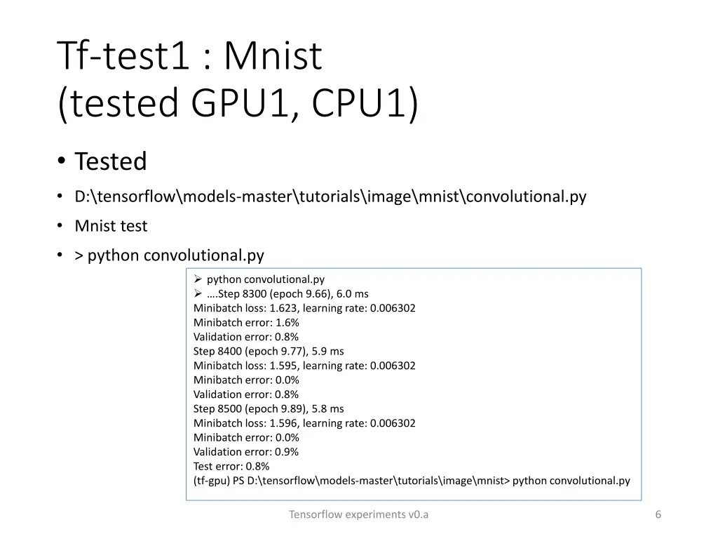 tf test1 mnist tested gpu1 cpu1