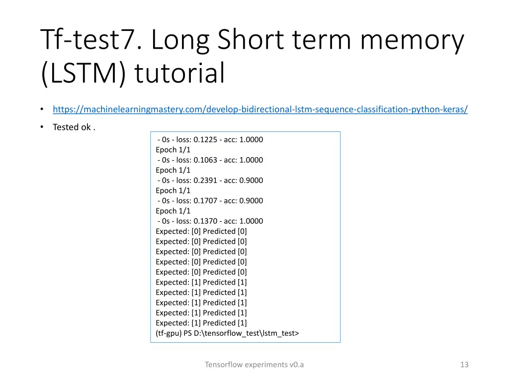 tf test7 long short term memory lstm tutorial