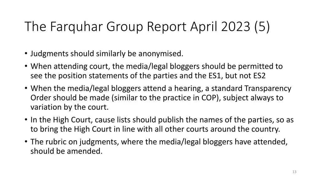 the farquhar group report april 2023 5